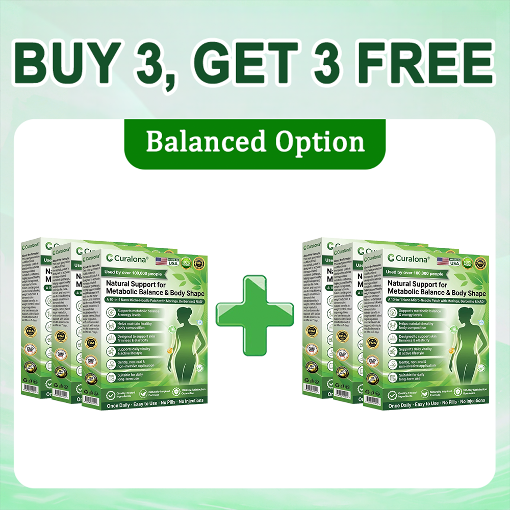 Official Bestselling Product | Curalona® Moringa · Berberine x NAD⁺ 10-in-1 Nano Micro-Needle Patch (Once Daily Use, Noticeable Results in 7 Days)