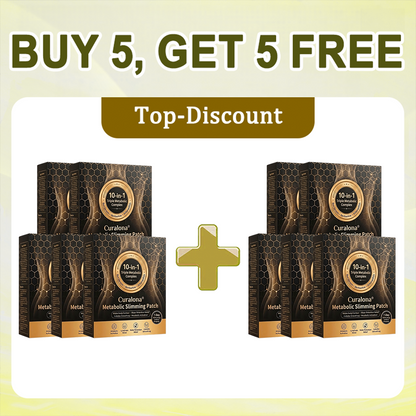 Curalona® 10-in-1 Metabolic Slimming Patch Bee Venom · Berberine · Astaxanthin Detox Formula   （Visible Body Contour • Water Retention Relief • Cellulite Smoothing • Metabolic Activation ） 7-Day Lymphatic Detox & Fat-Burn Program