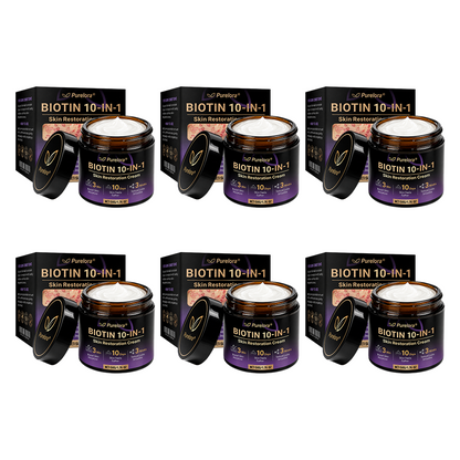 Fabricada y enviada desde EE. UU. 🍁 Crema reparadora de la piel Purelora® con biotina (fórmula 10 en 1) — Último día de oferta: 75 % de descuento.（副本）