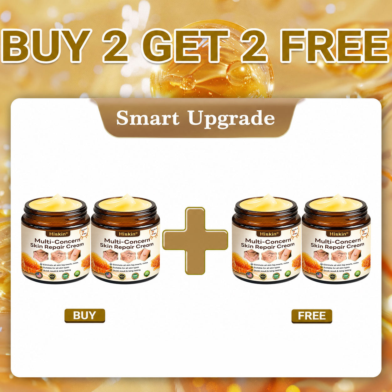 ✨🐝𝐇𝐈𝐒𝐊𝐈𝐍® 𝐌𝐮𝐥𝐭𝐢-𝐂𝐨𝐧𝐜𝐞𝐫𝐧 𝐒𝐤𝐢𝐧 𝐑𝐞𝐩𝐚𝐢𝐫 𝐂𝐫𝐞𝐚𝐦 (𝐎𝐧𝐞 𝐩𝐨𝐰𝐞𝐫𝐟𝐮𝐥 𝐜𝐫𝐞𝐚𝐦 𝐭𝐨 𝐫𝐞𝐩𝐚𝐢𝐫 𝐢𝐧𝐟𝐥𝐚𝐦𝐦𝐚𝐭𝐢𝐨𝐧, 𝐝𝐫𝐲𝐧𝐞𝐬𝐬, 𝐚𝐠𝐢𝐧𝐠, 𝐩𝐢𝐠𝐦𝐞𝐧𝐭𝐚𝐭𝐢𝐨𝐧, 𝐚𝐧𝐝 𝐯𝐢𝐬𝐢𝐛𝐥𝐞 𝐬𝐤𝐢𝐧 𝐝𝐚𝐦𝐚𝐠𝐞.)