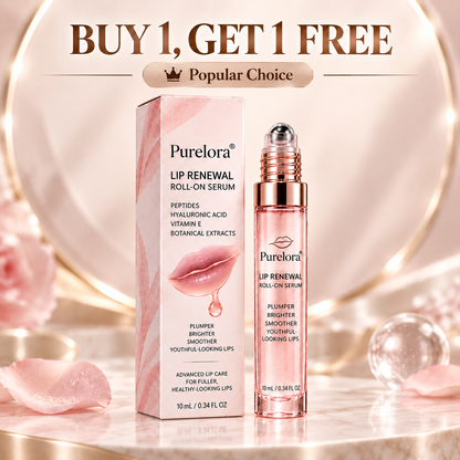 💋Purelora® Lip Renewal Roll-On Serum – Fuller, Brighter Lips & Youthful-Looking Skin