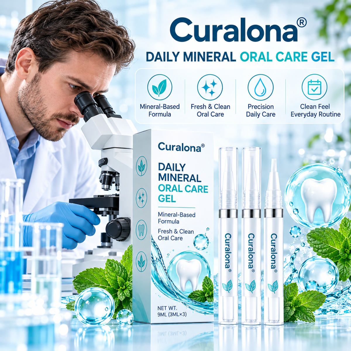 Curalona® Daily Mineral Oral Care Gel