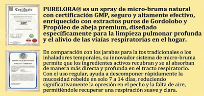 🍀🍀🐝🇺🇸Tienda oficial: 𝐏𝐔𝐑𝐄𝐋𝐎𝐑𝐀® Spray limpiador pulmonar de propóleo y abeja herbal 6 en 1 (👨‍⚕️Actúa directamente sobre la EPOC, el asma, la bronquitis crónica (BC), las infecciones respiratorias, el cáncer de pulmón, la sinusitis y otras afecciones🫁)