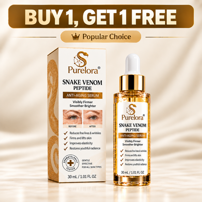 Purelora® Snake Venom Peptide Renewal Serum – Firming, Fine Lines & Visible Marks Care