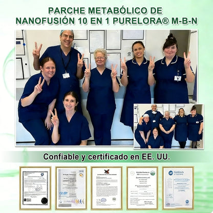 Tienda oficial 🇺🇸 Parche avanzado Purelora® 10 en 1 con nanomicroagujas (Moringa, berberina y NAD+). Solo una aplicación al día; cambios visibles en 7 días.  Para obesidad, flacidez, diabetes, apnea del sueño, problemas articulares y más.
