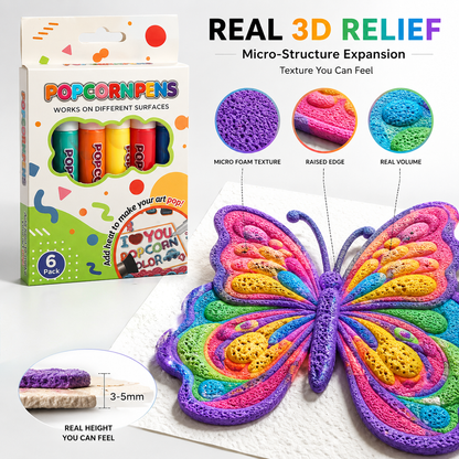 🔥Last Day Promotion 60% OFF丨IEY® 🖍️3D Relief Art Pen – Turn Flat Drawings Into Touchable 3D Art🪄