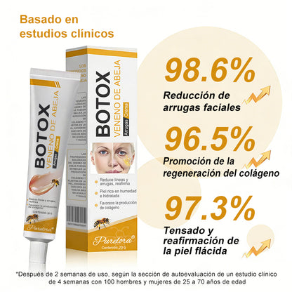 🔥 Último día de la oferta: 70% de descuento – Crema antiarrugas con veneno de abeja y efecto bótox Purelora®