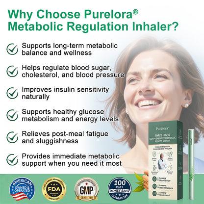 🇺🇸 Purelora® Metabolic Regulation Inhaler — Targeting (🩸Blood Sugar Fluctuations, ❤️Unstable Blood Pressure, 🫀Abnormal Lipid Levels, 😴Post-Meal Fatigue, 💓Heart Palpitations & Dizziness, ⚡Sluggish Metabolism, 🔥Inflammatory Burde