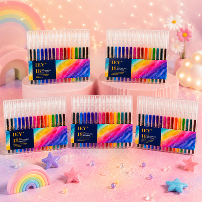 🎨Popcorn IEY® 3D Puffy Pens 18-Color Set | Magical Coloring Pens That “Rise” After Drawing | Kids’ Early Learning DIY Craft Gift Set