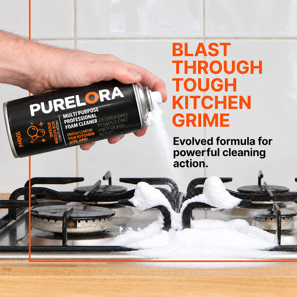 Purelora® - Kitchen Hob & Oven Cleaner | Fresh Lemon