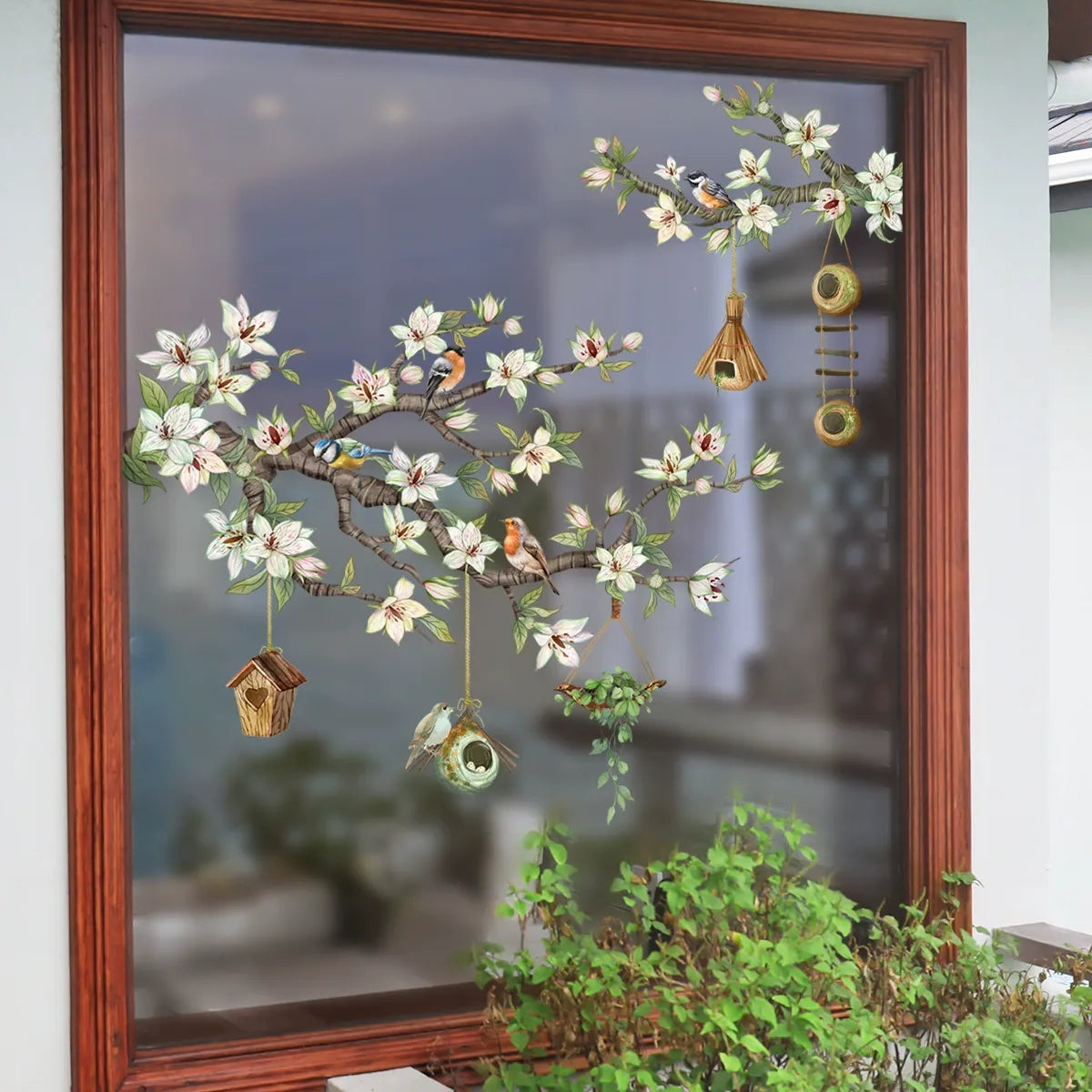 Last Day Sale 🔥85% OFF - 💐Colorful Floral Bouquet Window Sticker🖼️(Cut to size freely)