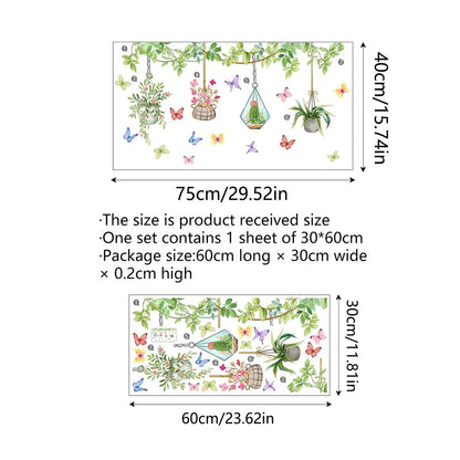 Last Day Sale 🔥85% OFF - 💐Colorful Floral Bouquet Window Sticker🖼️(Cut to size freely)