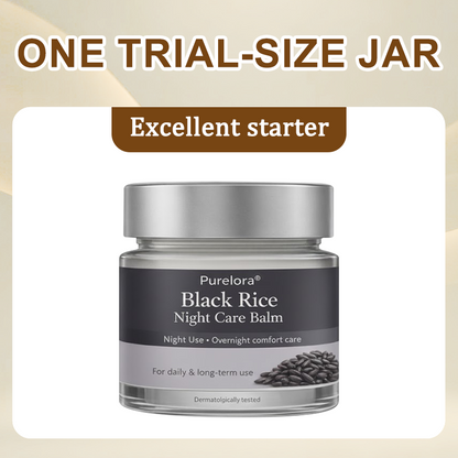 Purelora® Black and White Rice Day and Night Dual Repair Cream (Delays aging, repairs skin, removes warts, skin tags, and keratin buildup, providing 24-hour care for your skin)