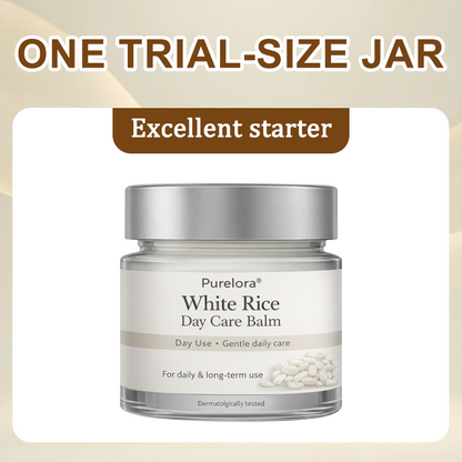 Purelora® Black and White Rice Day and Night Dual Repair Cream (Delays aging, repairs skin, removes warts, skin tags, and keratin buildup, providing 24-hour care for your skin)