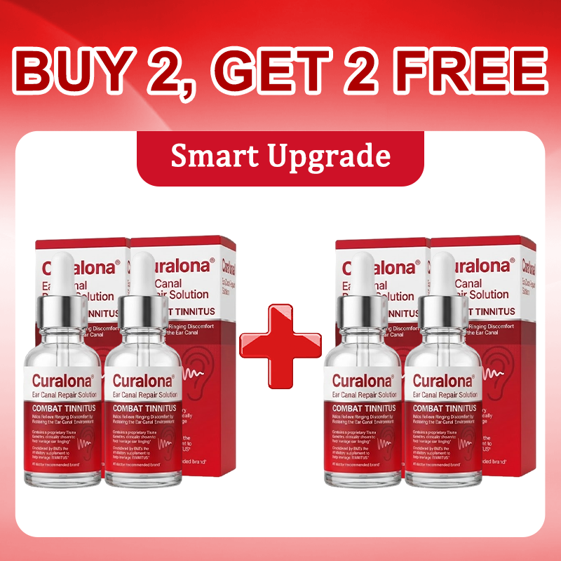 Curalona® Ear Canal Repair Solution to Combat Tinnitus  Helps Relieve Ringing Discomfort by Restoring the Ear Canal Environment  One Bottle · 7 Days · Designed to Deliver Noticeable Results Within 7 Days
