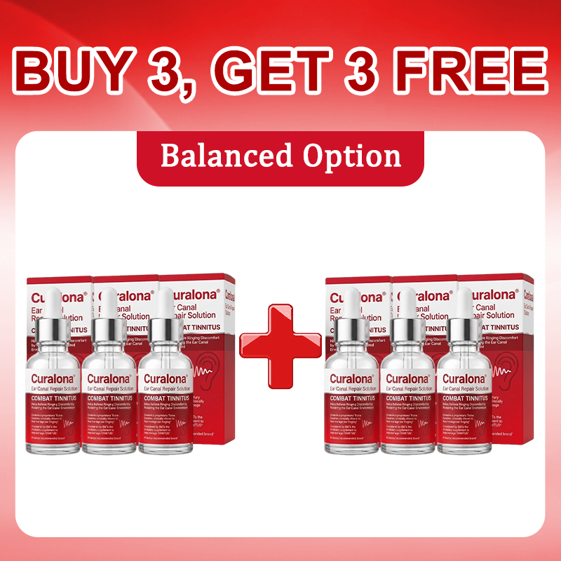 Curalona® Ear Canal Repair Solution to Combat Tinnitus  Helps Relieve Ringing Discomfort by Restoring the Ear Canal Environment  One Bottle · 7 Days · Designed to Deliver Noticeable Results Within 7 Days