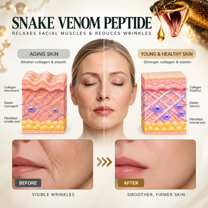 Purelora® Snake Venom Peptide Renewal Serum – Firming, Fine Lines & Visible Marks Care