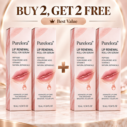 💋Purelora® Lip Renewal Roll-On Serum – Fuller, Brighter Lips & Youthful-Looking Skin