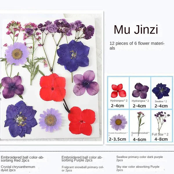 LAST DAY 85% OFF🔥Transparent Dried Flower Bookmarks