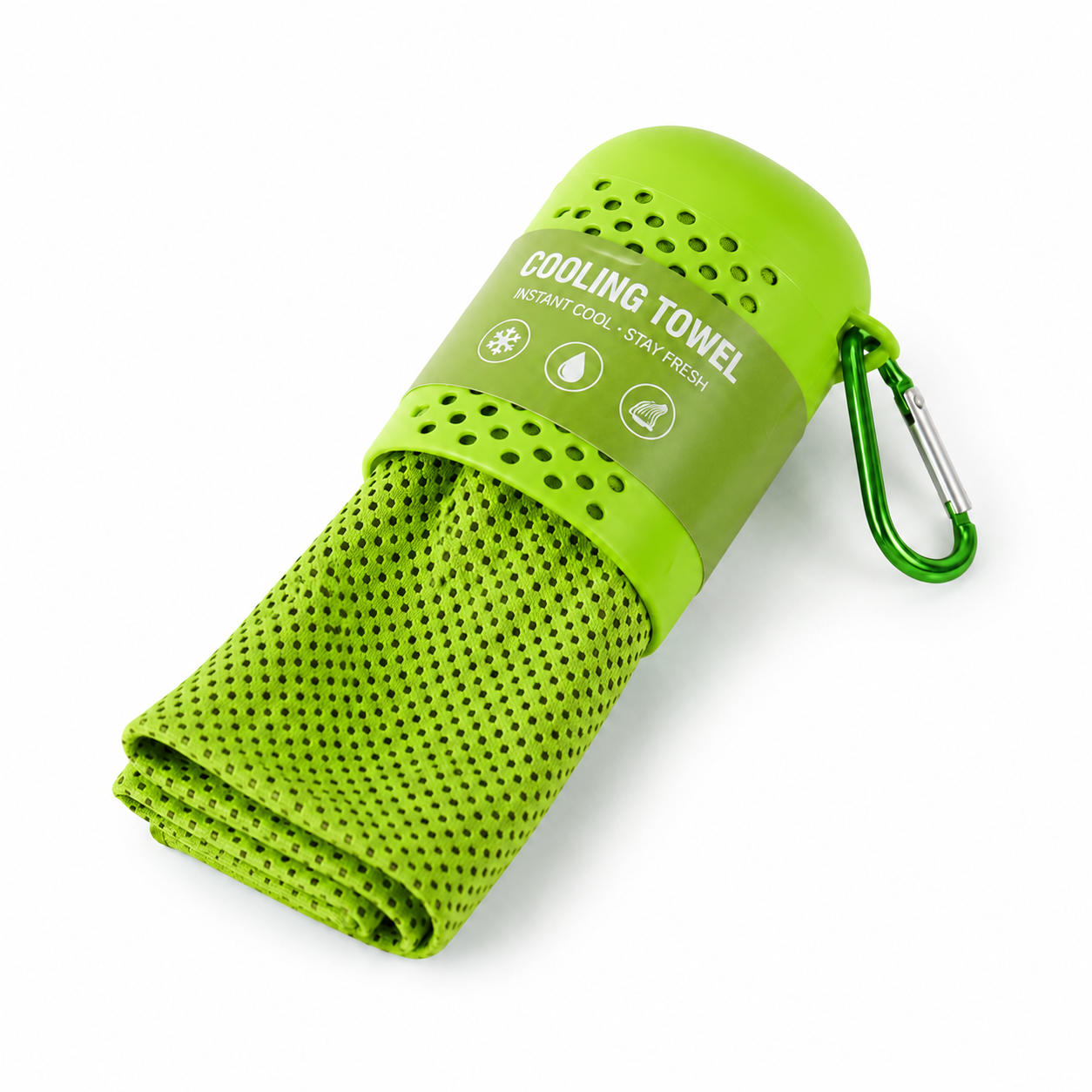 Advanced-Tech Cooling Towel – Instant Cooling Quick-Dry Towel for Outdoor Work, Gym & Summer Commuting, Washable and Reusable