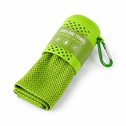 Advanced-Tech Cooling Towel – Instant Cooling Quick-Dry Towel for Outdoor Work, Gym & Summer Commuting, Washable and Reusable