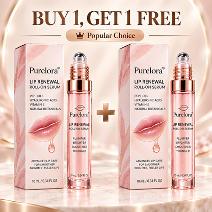 💋Purelora® Lip Renewal Roll-On Serum – Fuller, Brighter Lips & Youthful-Looking Skin