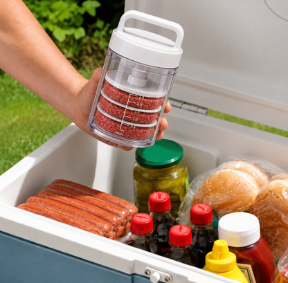 🍔 Multi-Function Patty Press | One-Press Uniform Patties | 🏠 Home Burgers • 🏕️ Camping • 🔥 BBQ • 🥩 Meal Prep
