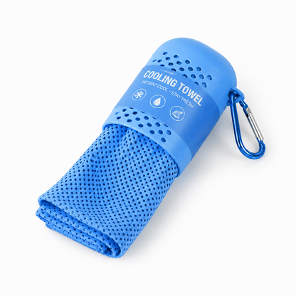 Advanced-Tech Cooling Towel – Instant Cooling Quick-Dry Towel for Outdoor Work, Gym & Summer Commuting, Washable and Reusable