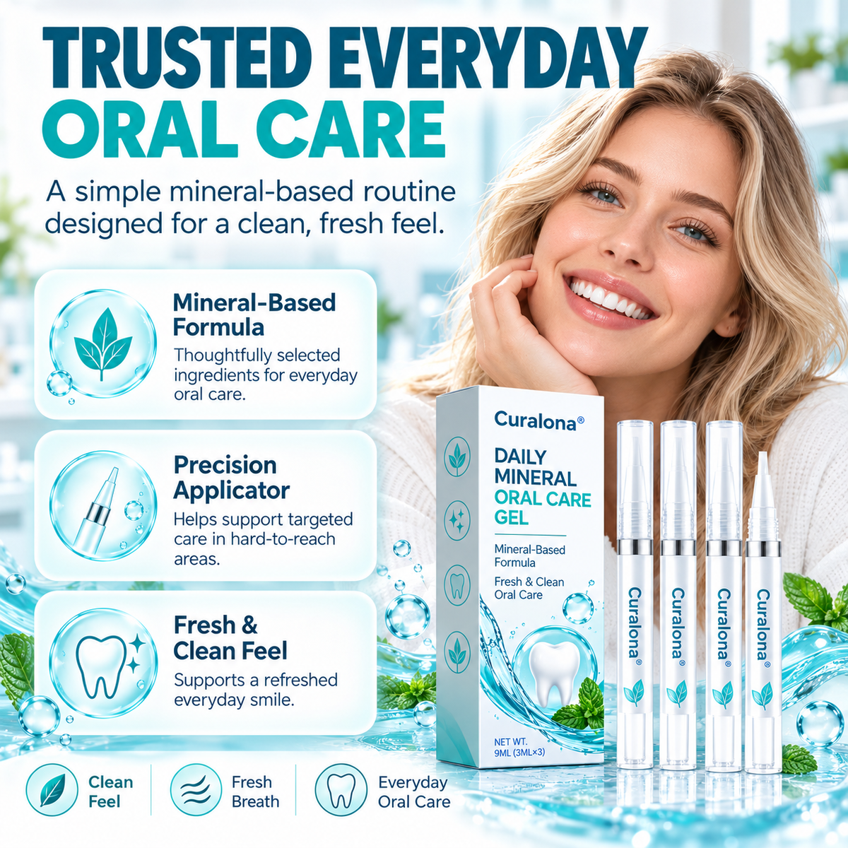 Curalona® Daily Mineral Oral Care Gel